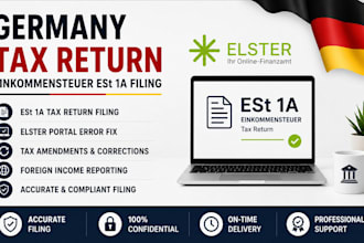 file germany einkommensteuer est 1a elster portal error fix and tax return