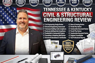 provide tennessee and kentucky civil structral engineerig review