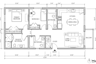 refine your cad floor plan with interior layout and room redesign changes