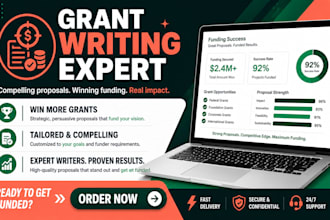 do small business grant proposal, nonprofit grant and 501c3 grant application