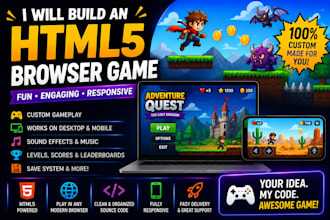 build you an HTML5 browser game