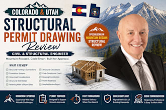 be your colorado and utah structural engineer for plan review