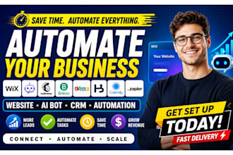 wix website ai bot mailchimp brevo zoho honeybook crm calendly zapier automation