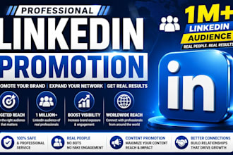 shoutout content with influence 1 million linkedin audience, promote, marketing