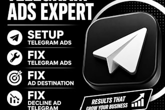 setup telegram ads, fix telegram ads fix ad destination, fix decline ad telegram