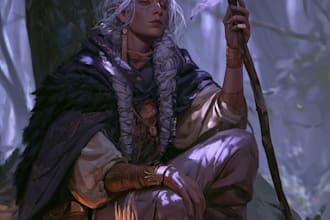 draw dnd character or dnd character design