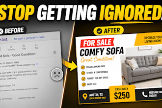 design an eye catching craigslist ads without remove