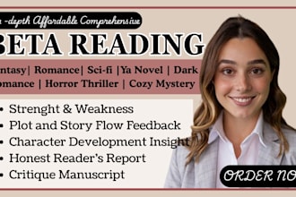 alpha beta read, critique novel, romance beta read, beta reader fantasy, wattpad