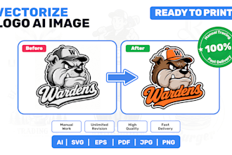 convert ai image to vector with manual vector tracing