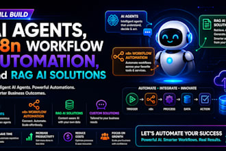 build ai agents, n8n workflow automation, and rag ai solutions