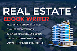 ghostwrite real estate ebook, finance ebook writer, lead magnet, ghostwriter