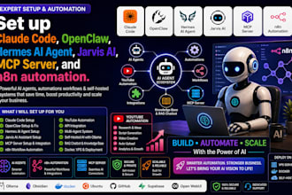 claude code openclaw hermes ai agent jarvis ai mcp server youtube n8n automation