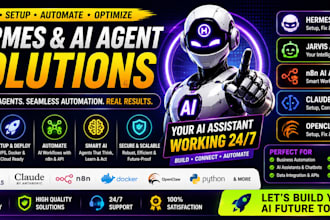 fix hermes agent  setup jarvis ai assistant n8n ai agent claude code openclaw