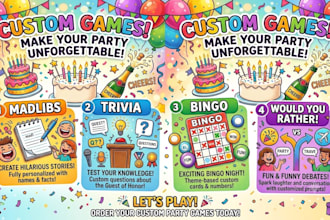create fun and customized games for any occasion