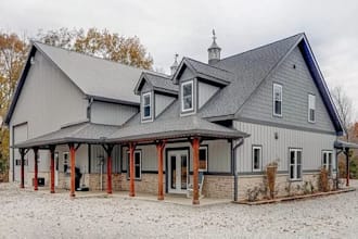 create barndominium home plans, pole barn designs for permit drawings set
