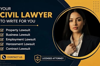 be civil lawyer in california, texas, and new york for lawsuits and appeals