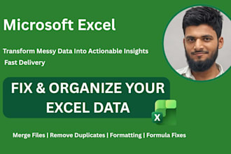 merge, and consolidate excel or CSV data