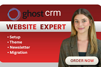 setup ghost cms website ghost theme ghost newsletter fix or clone