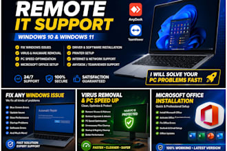 fix windows 10 and windows 11 issues remotely
