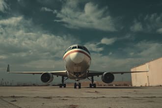 create stunning airplane illustrations in my unique style