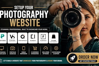 setup photobiz visual society photofolio koken format store photography website
