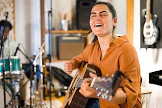 sing professional female vocals reggaeton soulful backing harmonies in spanish