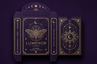design card game packaging, mpc tuck box, rigid magnetic box, card game box