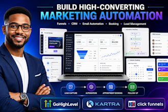build gohighlevel kartra clickfunnels marketing automation funnel