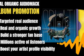 do best organic audiomack album promotion for real growth using email ads