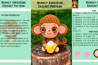 write quality amigurumi crochet patterns for your etsy shop