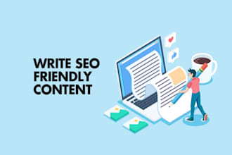 write premium seo blog post and article in german and french