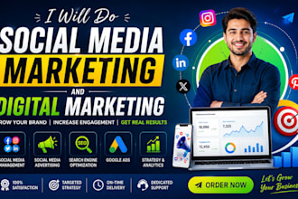do social media marketing and digital marketing