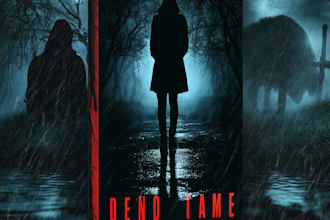 design professional horror, thriller, crime, mystery book cover
