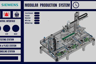 design plc based automation system with monitoring
