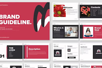 design brand style guide, brandbook, visual identity guidelines, branding kit