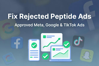 peptide ads, google merchant ads peptides snapchat ig ads peptide marketing