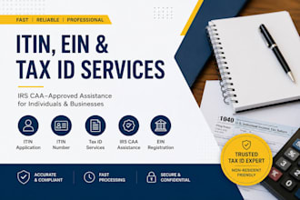 do expert itin itin number tax id irs caa ein and itin application services