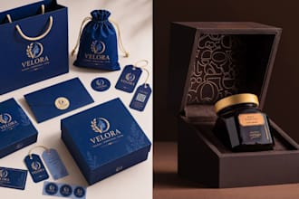 redesign premium packaging startup jar bag product luxury brand label launch