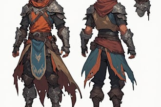 fantasy character art and unique fantasy character