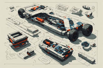 develop industrial and product design concept and sketches