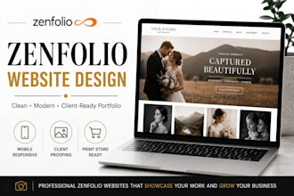 create a stunning zenfolio website for photographers