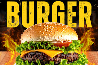 create professional restaurant food poster design