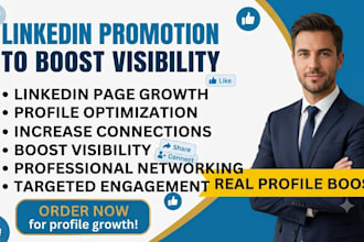linkedin promote your profile to boost visibility 50k