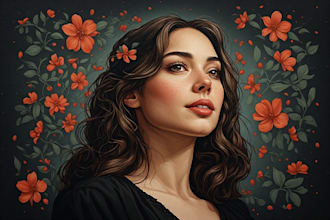 create digital oil portrait from your photo