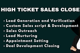 be your b2b sales closer high ticket sales closer salesperson appointment setter