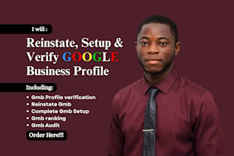 reinstate suspended gmb profile, gmb profile verification, gmb listing gmb setup
