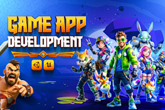 do mobile game development and unity game development as expert game developer