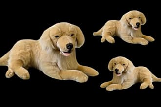 do custom lifelike 3d realistic dog model dog replica wool animal pet model