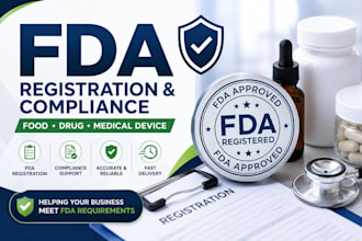 do fda registration and fda compliance for food drug medical device