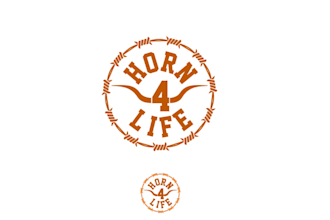 design incredible longhorn sports fans logo